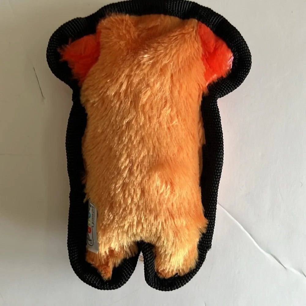 Outward Hound Orange Plush Squeaky Dog Toy
